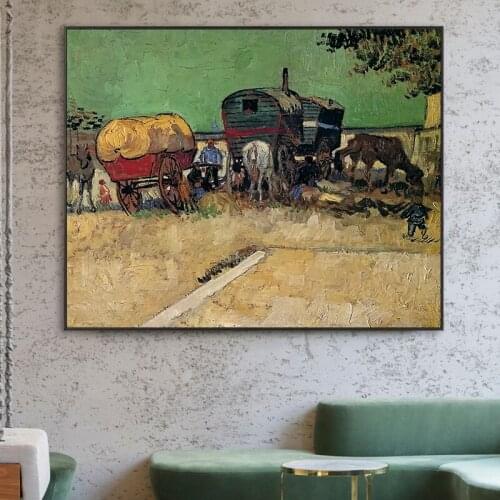 Paint by number art painting by numbers Hand-painted Van Gogh works hotel home corridor decorative painting