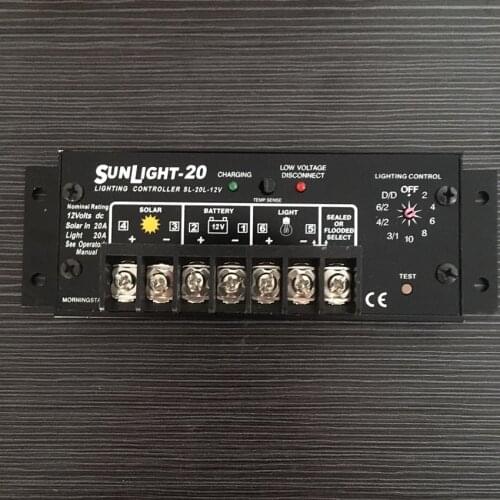 20A Sun Lighting Solar Charge Controller SL Series Solar Stystem Home Usage Solar Street Light Charge Controller