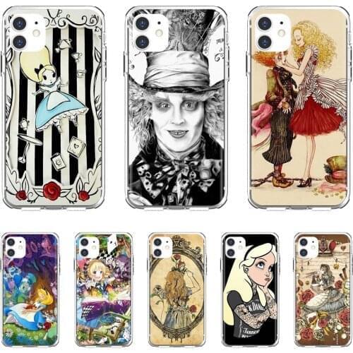 Tattooed-Alice-in-Wonderland For Xiaomi poco X3 nfc F2 Pro M3 Mi 5X 6X Max Mix 1 2 2S 3 Mi5 Mi6 Mi3 Mi4 Soft Cases Covers
