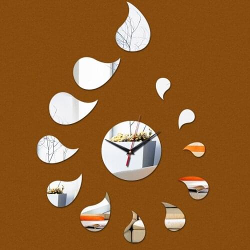 New special offer rushed 3d living room quartz acrylic wall clock watch clocks mirror stickers diy