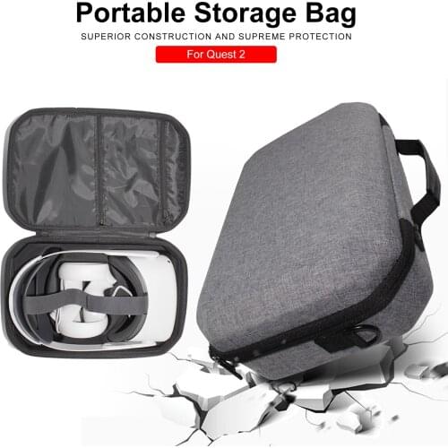 New Protable For Oculus Quest 2 VR Bag Hard EVA Travel Case Protective Headset Cover Storage Bag For Quest2 VR Accessories