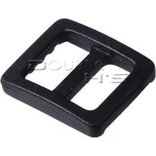 50pcs/lot 3/8" Plastic Slider Tri-Glide Adjust Buckles Backpack Straps Webbing 10mm Black