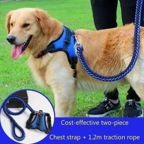 Pet Harness chest strap, Medium Large Dog Hand Holding Rope, Dog Leash Golden Bulldog Labrador Hand Holding Rope dog supplies