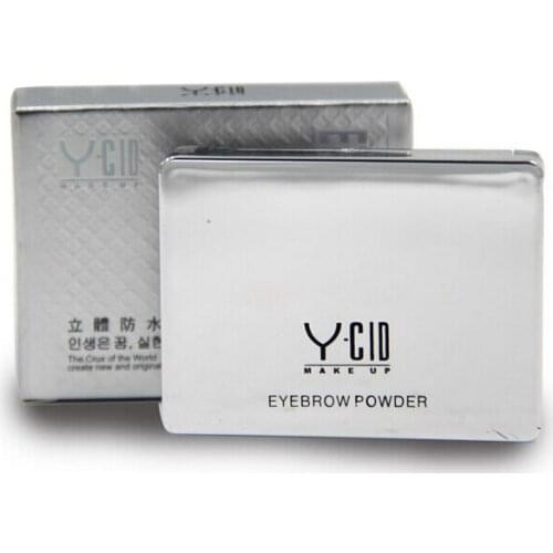 High quality Makeup 2 color Eyebrows Powder Waterproof Eye Brow Powder Make up Eyebrows Shaping Shadow with Eyebrow Brush Y1005