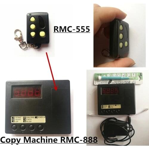 Remocon RMC-888 Remote Control Duplicator Machine Dual RF Klom 6 Pin Compatible