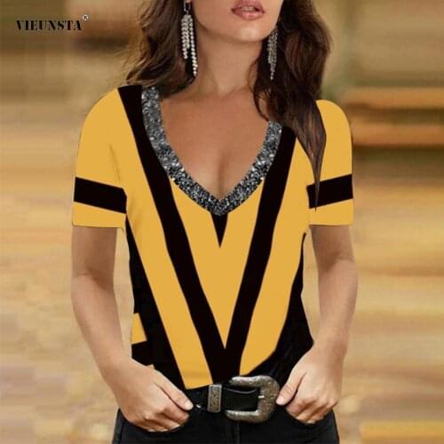VIEUNSTA Short Sleeve Women's T-Shirts