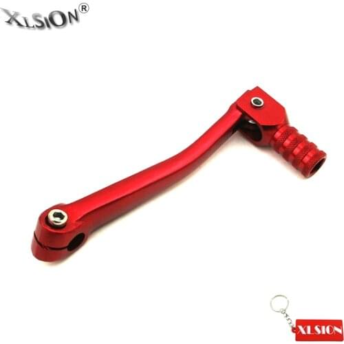 XLSION Folding CNC Alloy Red Gear Shifter Lever For 50cc 110cc 125cc 140cc 150cc 160cc YCF SDG GPX Stomp Pit Dirt Bikes