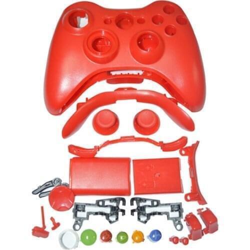 100pcs Shell for Xbox 360 Replacement Full Shell And Buttons Mod Kit Matte Controller For Xbox360 Wirless Gamepad