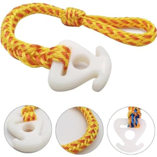 2PCS Boat Tow Tubes Rope Connector Yacht Tow Rope Boat Tow Pipe Rope Water Sport Towable Connector 45CM Yacht Boat Towing Rope