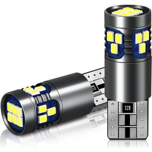 2PCS T10 LED Canbus 194 168 W5W 2016 18SMD LED Chips Car Interior Lights Reading Map Dome Lamp License Plate Light Auto Bulb 12V