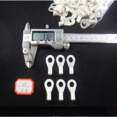 20pcs O-type terminal wire nose thickness 1.2MM wire 10mm2 OT10-6 OT10-8 OT10-10 OT10-12