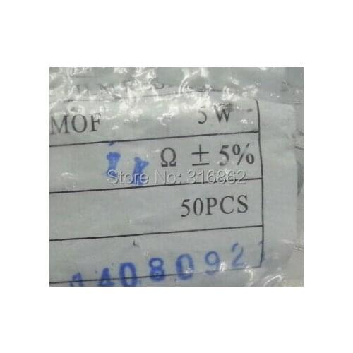 5W 1K 5W1K Carbon Film Resistor 5% 50pcs/LOT Free shipping