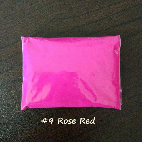 500g Rosy Red Color Fluorescence Pigment Phosphor Powder ,Material Powder Fluorescent No Glowing in dark,DIY Nail Polish Soap