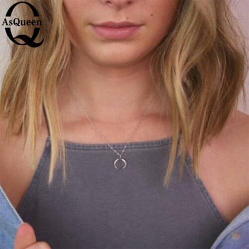 ASQUEEN Q Gold Pendants