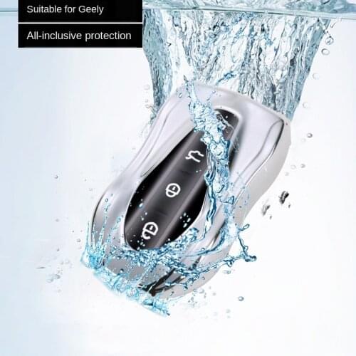 Remote Control Key Case Key Case Set for Geely Key Case Xingyue Smart Car Key Case Boyue Pro Car Key Sleeve