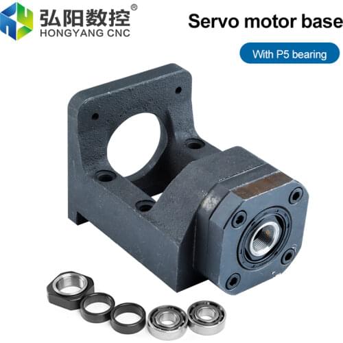 Engraving Machine Z Axis Support Seat 60 Servo Motor Seat Drive Ball Screw Bearing Seat Sliding Table Module Motor Fixed Base