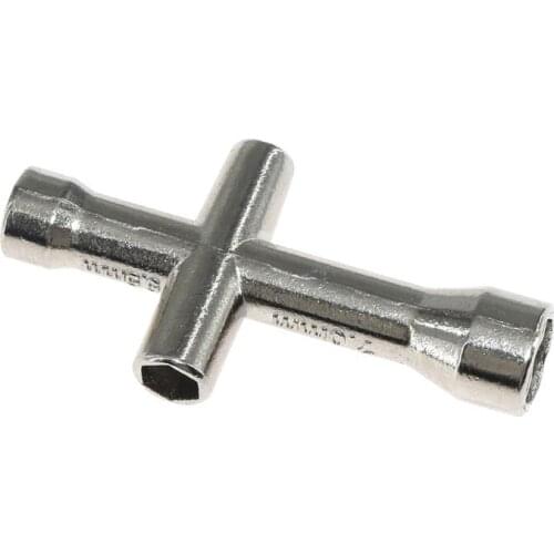 H7JA Zinc Alloy M2 M2.5 M3 M4 Screw Nut Hexagonal Cross Wrench Sleeve Maintenance Accessories 4 Size Car Cross Sleeve Wrench