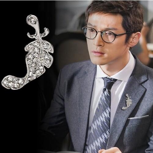 Huapengyang Silver Brooches For Clothes