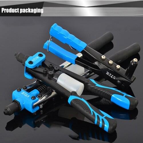 Metal Wood working Pop Rivet Tool Riveter Gun Repair Tools Kit Heavy Duty Hand Tool