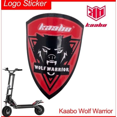 Wolf warrior Logo Sticker