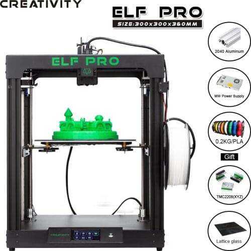 FDM CoreXY Desktop Large-Size 3d Printer printing Area 300X300X360 2040 Aluminum Profile is More Stable Creativity ELFPRO