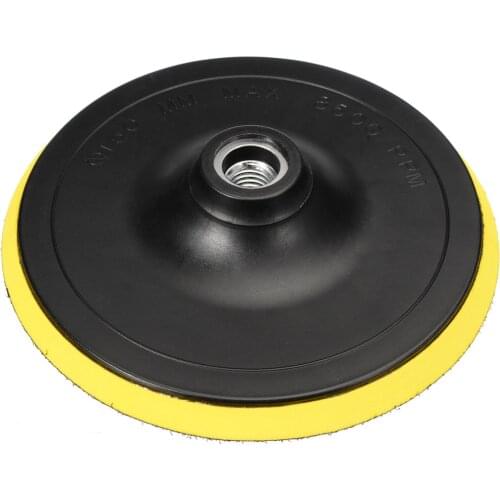 Diameter 3/4/5/6/7 inch Car M14 Backing Plate Pad Hook Loop Polishing Buffing Pad Rubber Based Backer Backing Holder