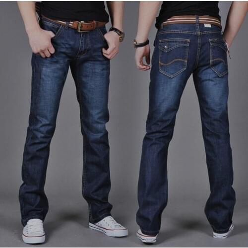 QNPQYX new Mens Casual spring Denim Cotton Hip Hop Loose Work Long Trousers Jeans Pants men autumn jeans pant slim fitnes jeans