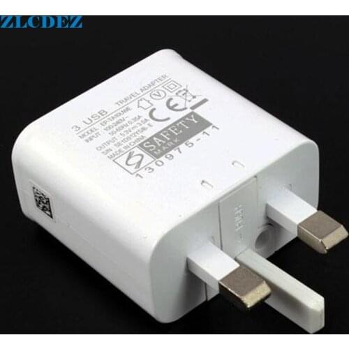 UK Plug True 3A 3 Ports USB Power AC Wall Charger Travel Adapter for iphone IPAD AIR MINI Samsung S7 S6 S5 NOTE 3 4 5 200pcs/lot