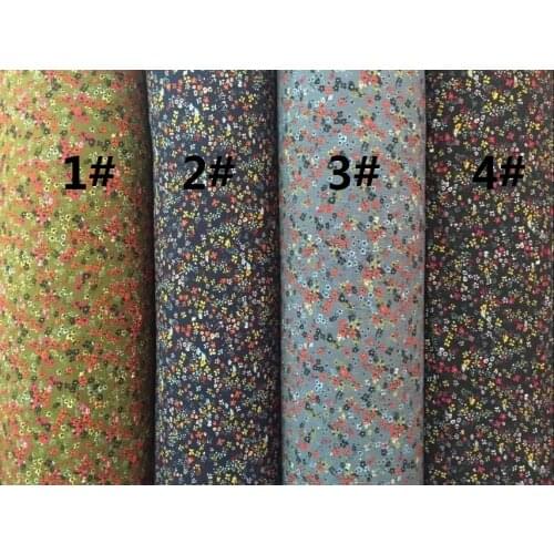 145cm width Paris pearl Chiffon fabric flowers pattern for skirt suit-dress CH-D043