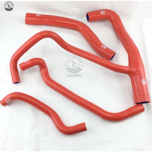 Silicone Radiator Coolant Heater Hose FOR Alfa Romeo 156 2.5 (4pcs) RED/BLUE/BLACK