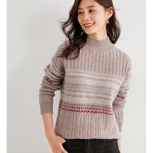 Vintage Turtleneck Cashmere Sweater Women 2020 New Winter Chic Pullovers Lady Thicken Warm Soft Long Sleeve Jumper Knitwear