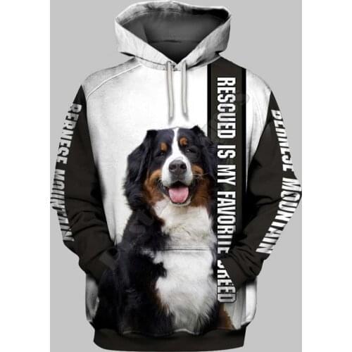 Bernese Mountain Rescue 3D Hoodies Printed Pullover Men For Women Funny Sweatshirts Sweater Animal Hoodies Drop Shipping 15