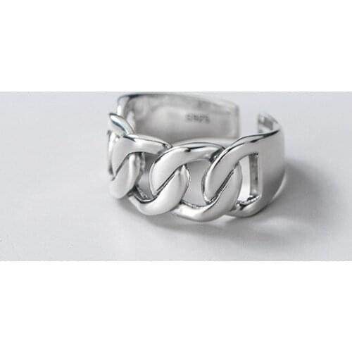 Bohemian Hollow Chains Rings For Women Boho Rings Party Trend Korean Creative Geometric Irregular Jewelry Gift