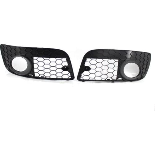 1 Pair ABS Plastic Honeycomb Car Front Bumper Fog Light Grille for Fit for VW Golf MK5 GTI 2006-2009