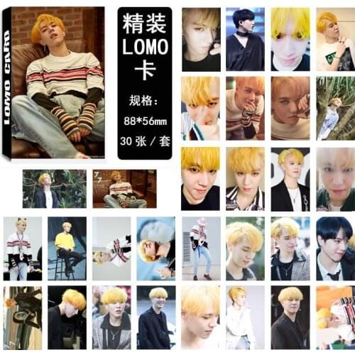 30pcs/set K-pop GOT7 photocard YuGyeom Single 02 Fashion high quality GOT7 Album Photo card stationery set Promotion