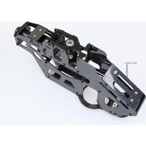 450 PRO Heli Carbon Fiber Main Frame Rack for Shaft Drive Trex 450 Helicopter