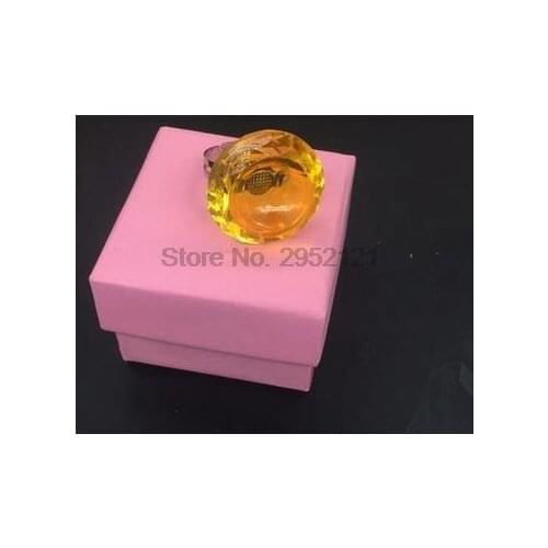 By dhl or ems 200pcs Grafting Eyelash Glue Dedicated Finger Tray Ring Eyelash Extension False Eyelash Holder Tool new