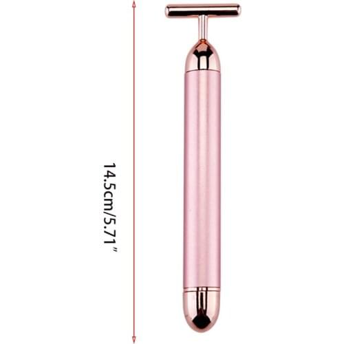 A0ND Face Massager Electric 3D Roller and T Shape Arm Eye Nose Head Massager Roller for Sensitive Skin Face Pull Tight Firm