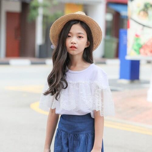 LOALEI White Blouses For Girls