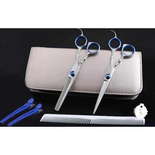 6.0 Smith Chu Hair Scissors set for Home,CUTTING & THINNING SCISSORS for DIY at Home XK01