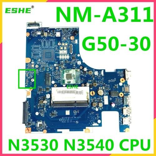 NM-A311 motherboard for Lenovo G50 G50-30 laptop motherboard with N3530 N3540 CPU Integrated motherboard 100% Fully Tested