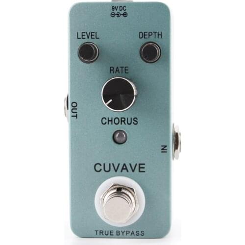 Cuvave Mini Chorus Effect Sound Processor Electric Guitar Effect Pedal True Bypass Fully Metal Shell Guitar Parts & Accessories