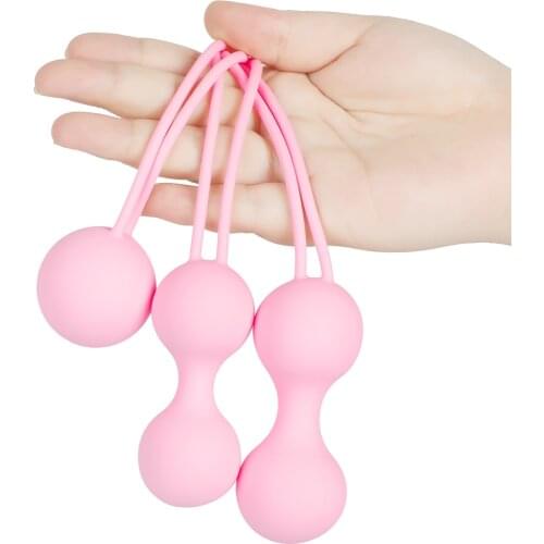 Silicone Vaginal Chinese Smart Kegel Balls Sex Toys For Women Vagina Tighten Shrinking Ball For Pussy Geisha Balls Sex Products