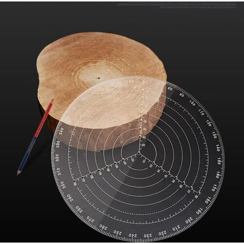 Turning centering rule lathe woodworking tool cart log measuring stick find the center compass hand-draw the round ruler
