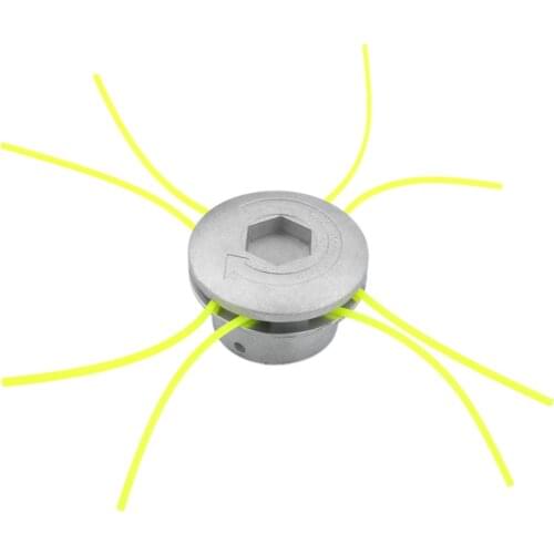 Universal Aluminium Grass Trimmer Head Garden Tools Head Trimmer line Heads String Set Grass Brush Cutter Gardening Accessory
