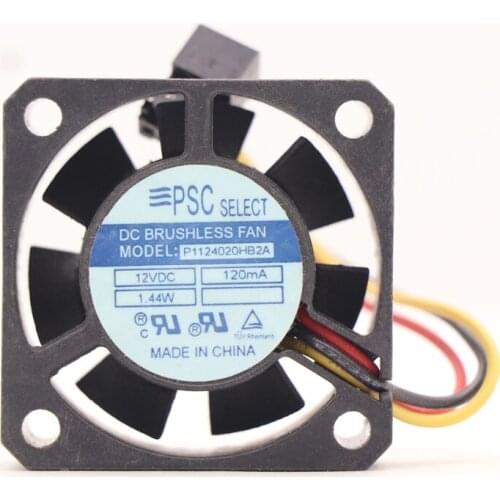 Nidec P1124020HB2A 40x40x20mm 12VDC 120MA 1.44W DC Fan Cooling Fan