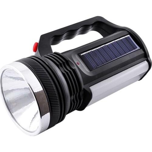 Yopigo 2836-T Solar Powered Rechargeable Lighting Device 1W + 16 LED Bidirectional Flashlight high light brigh