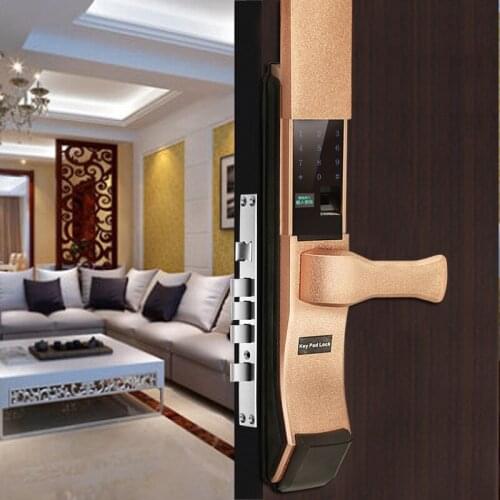 Manufacturer slide fingerprint lock, home security door, smart card, induction password, lock mobile phone app unlock