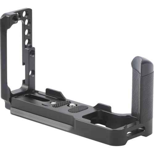 For Olympus OMD EM5 III Camera Parts Customized Vertical L Bracket Tripod QR Plate Base with Handle Grip LB-EM5III