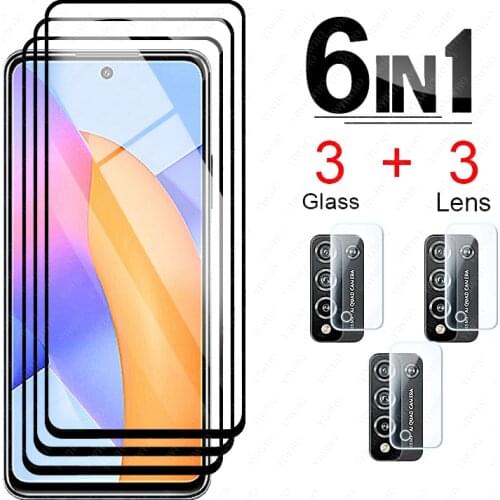 Protective Glass for Honor 10X Lite Tempered Glass Screen Protector Honor10X Light 9x for Honor 10 X Lite Protectors Lens Film